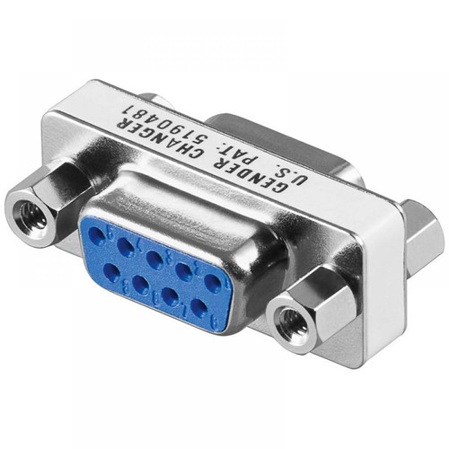 Gender changer sub buchse - 2x, d-sub