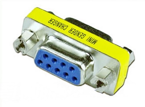 Adapter gender changer - gender, 9-pol