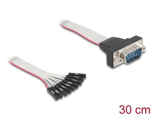 Delock flachbandkabel 232 - delock, rs-232